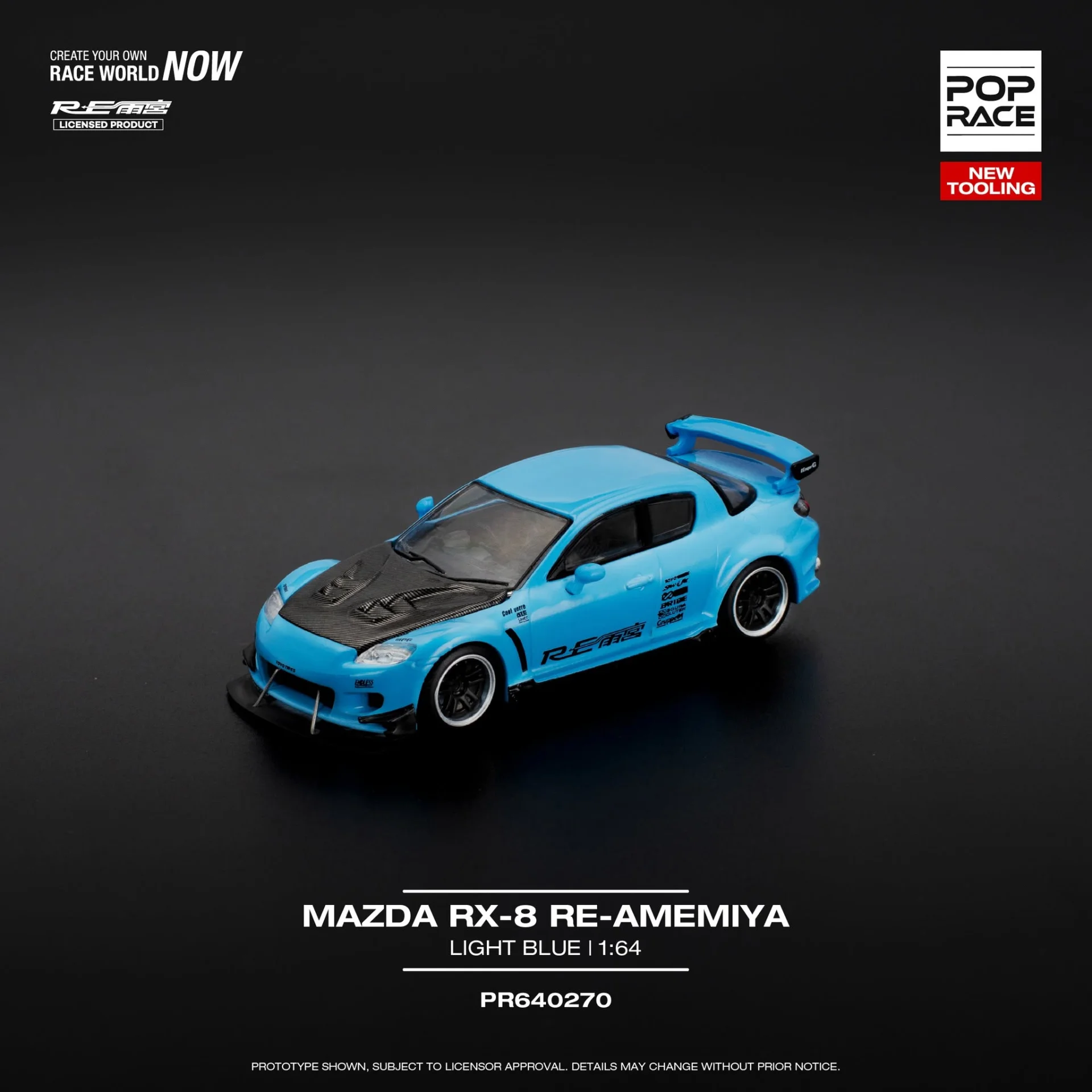 Pop Race Mazda RX8 RE-Amemiya Light Blue — imagem principal