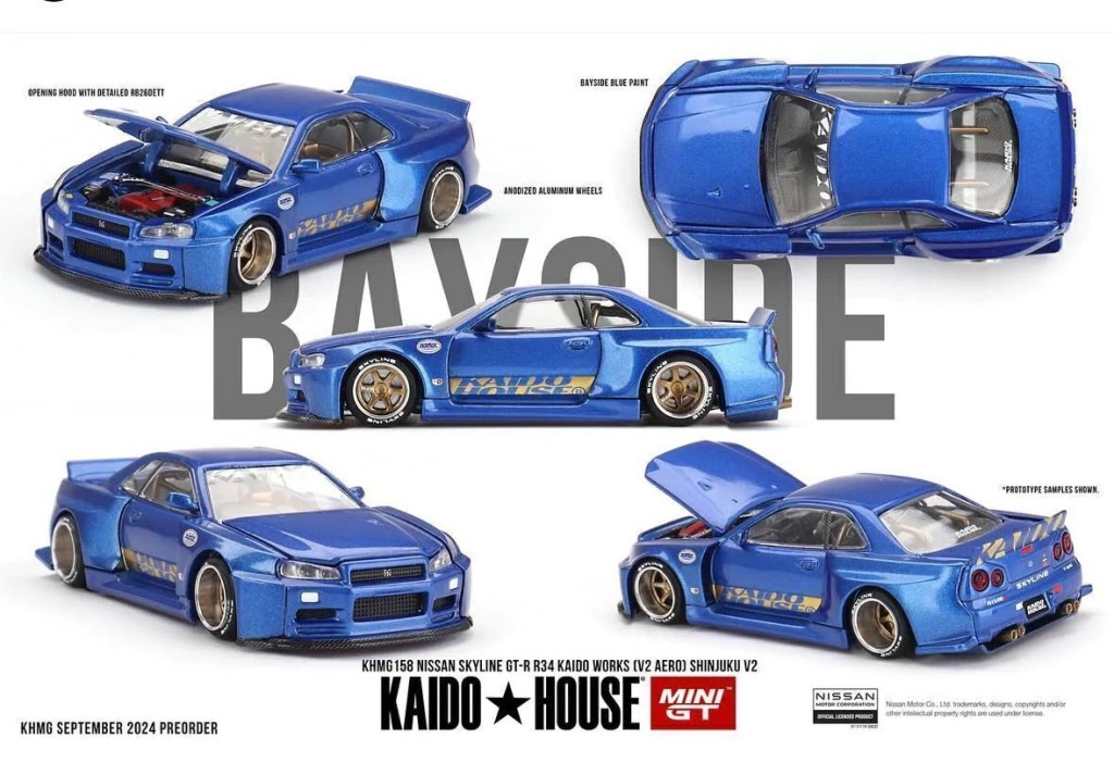 Kaido House Nissan Skyline GT-R (R34) Kaido Works (V2 Aero) SHINJUKU V2 — imagem principal