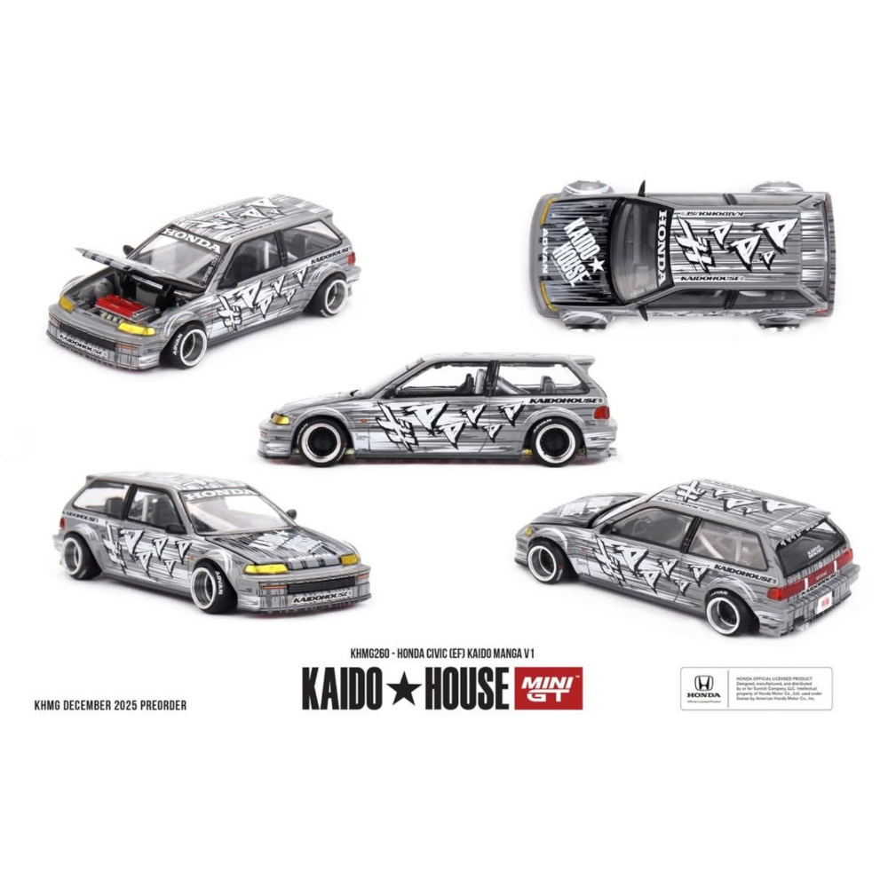 Miniatura Kaido House Honda Civic (EF) Kaido Manga V1, código KHMG260