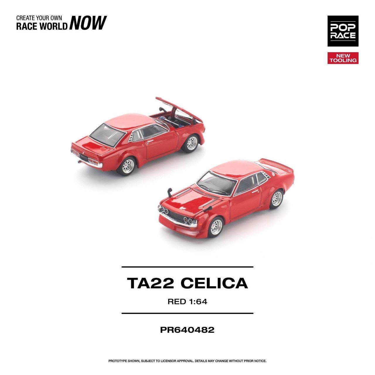 Pop Race TA22 CELICA RED — imagem principal