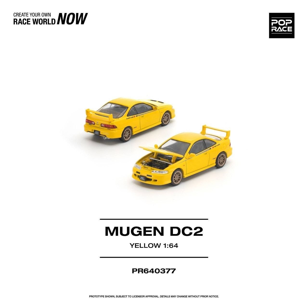 Pop Race MUGEN DC2 YELLOW — imagem principal