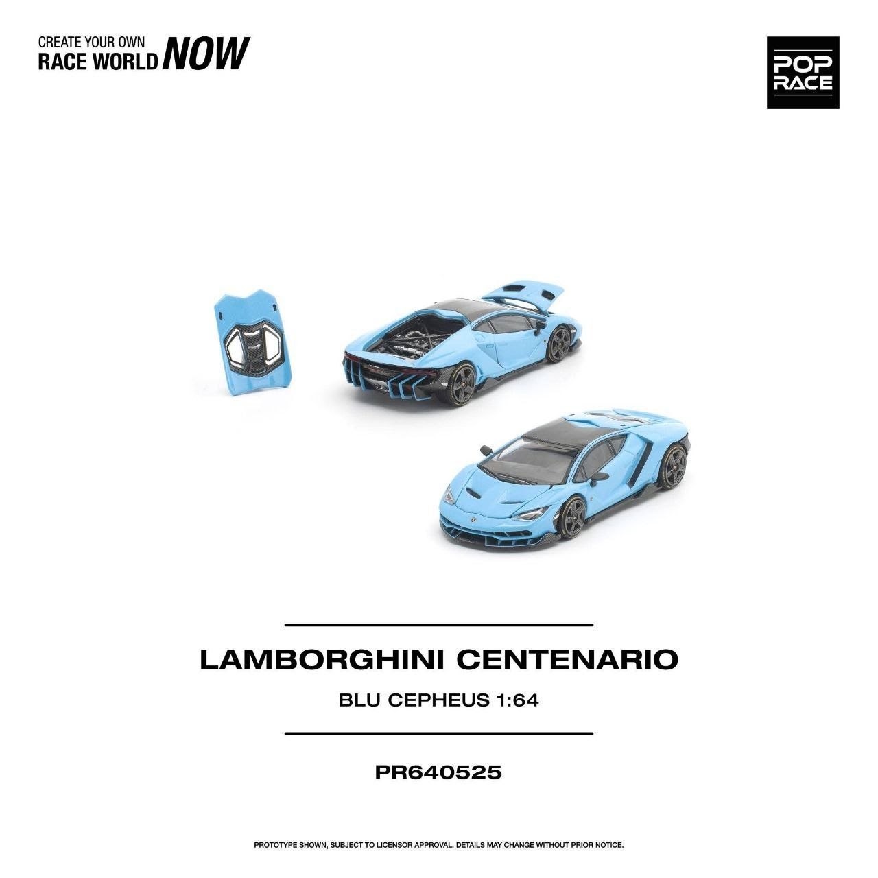 Pop Race LAMBORGHINI CENTENARIO BLU CEPHEUS — imagem principal