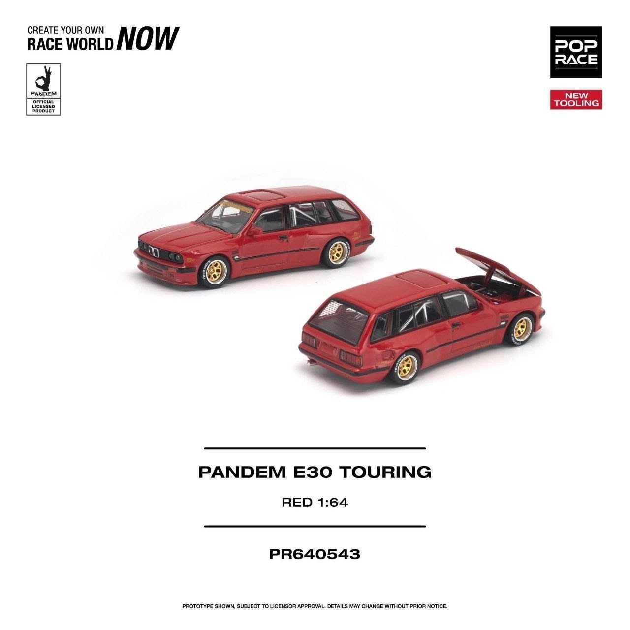 Pop Race PANDEM E30 TOURING RED — imagem principal