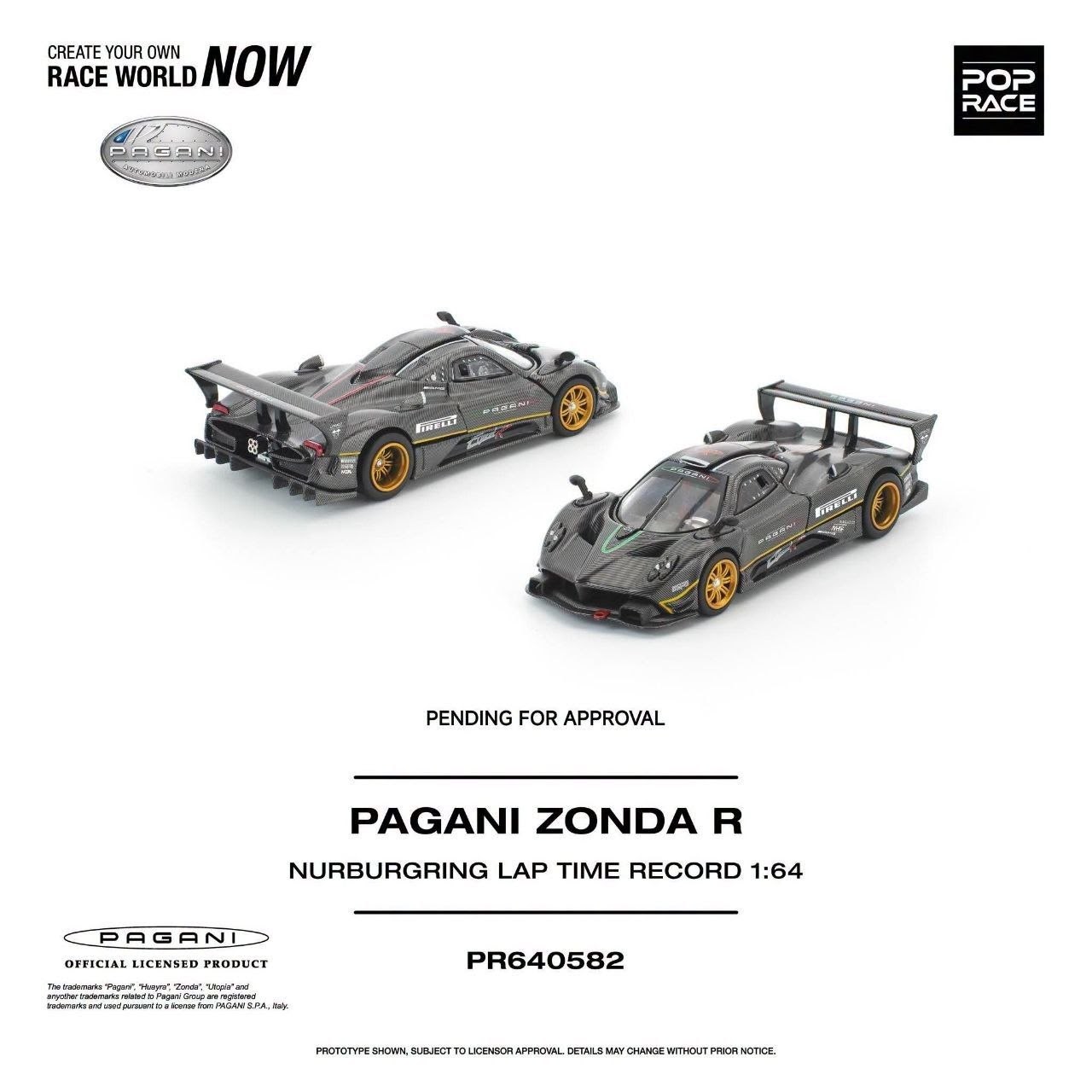 Pop Race PAGANI ZONDA R NURBURGRING LAP TIME RECORD — imagem principal