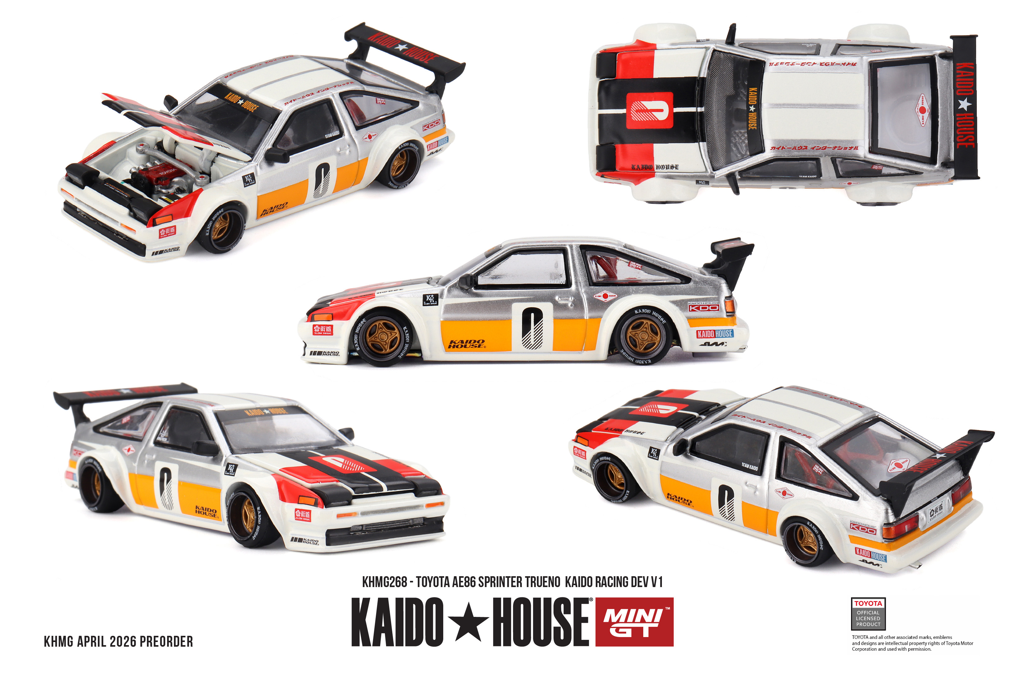 Kaido House Toyota AE86 Sprinter Trueno Kaido Racing Dev V1 — imagem principal