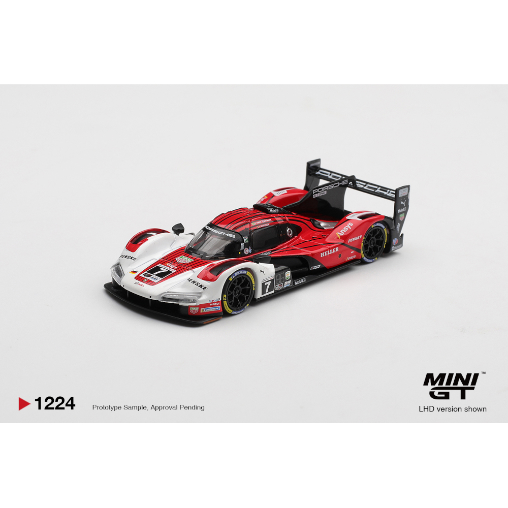 Mini GT Porsche 963 #7 Porsche Penske Motorsport 2025 IMSA Daytona 24 Hrs Winner — imagem principal