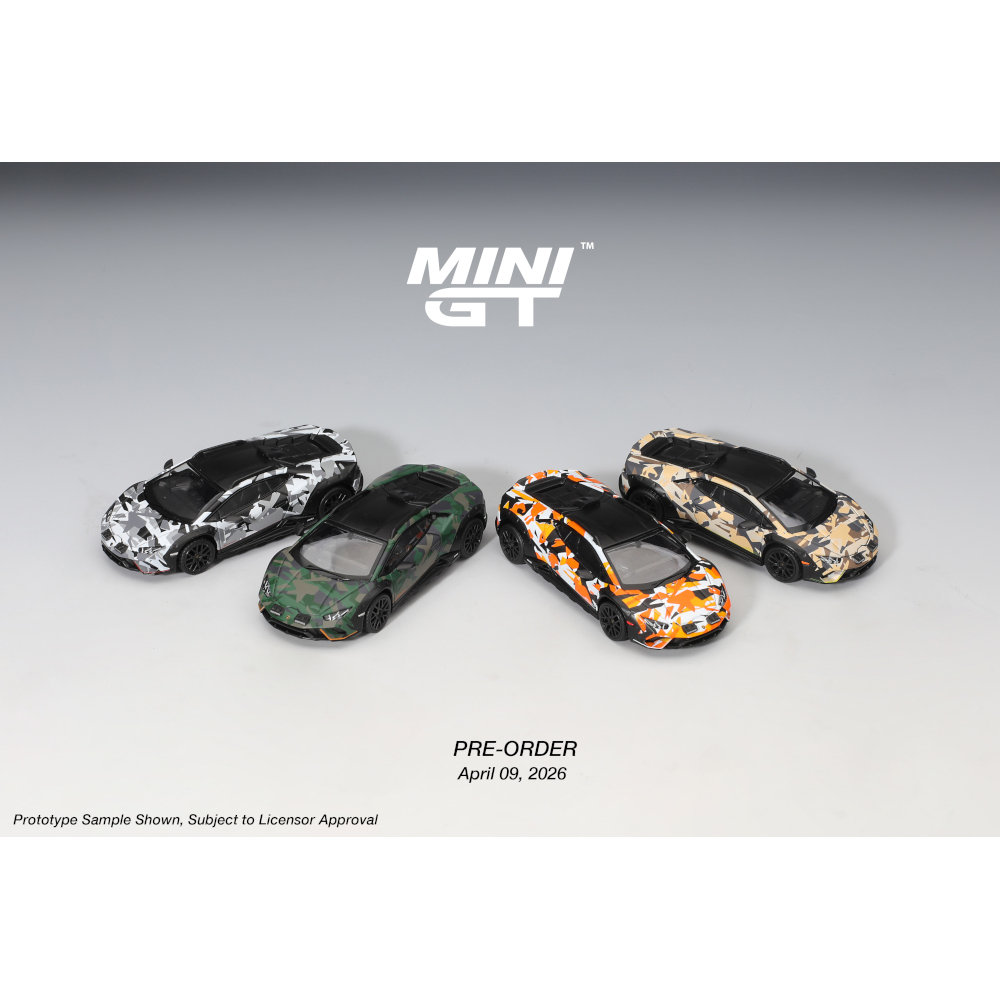 Mini GT Lamborghini Huracán Sterrato All Terrarin 4 Set — imagem principal