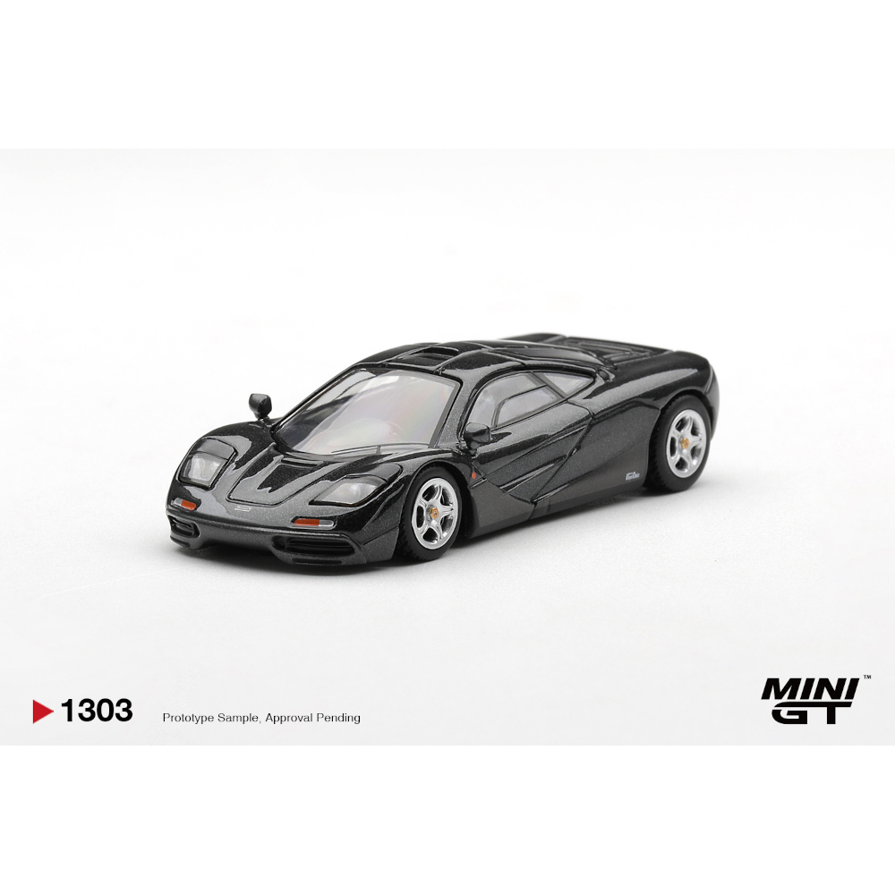 Mini GT McLaren F1 Blue Black Metallic — imagem principal