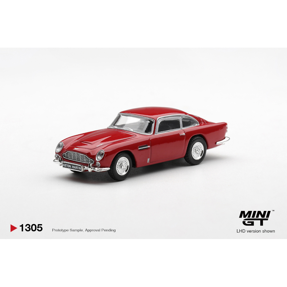 Mini GT Aston Martin DB5 Fiesta Red — imagem principal