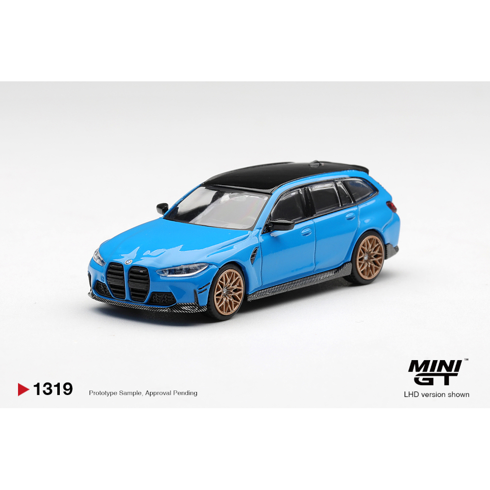 Mini GT BMW M3 M Performance Touring Riviera Blue — imagem principal