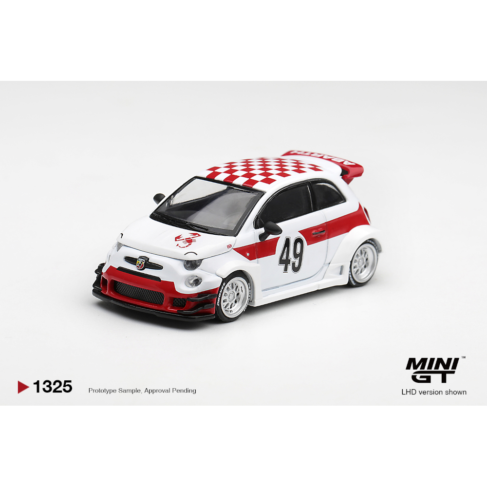Mini GT Abarth 595 LB-WORKS x Abas Works 1000 TC Tribute — imagem principal