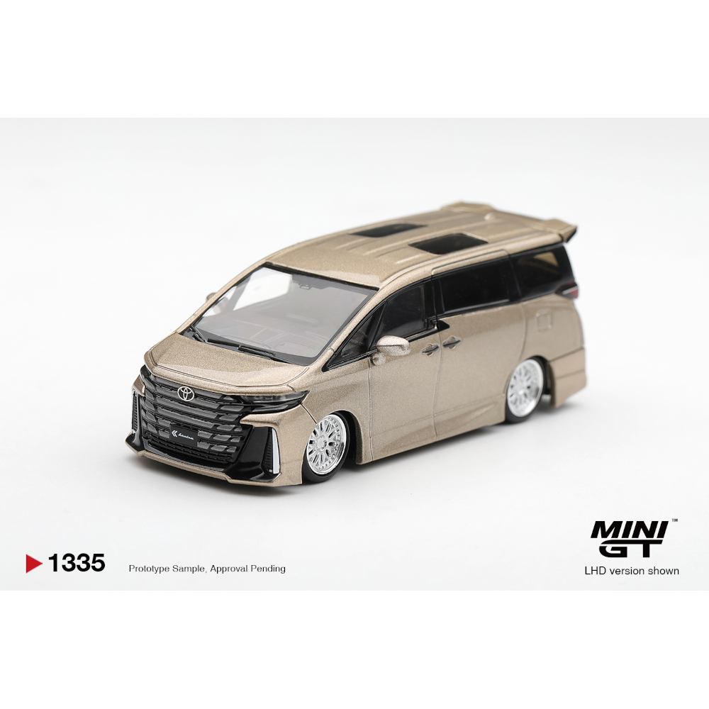 Mini GT Toyota Vellfire 40 KUHL Gold Metallic — imagem principal