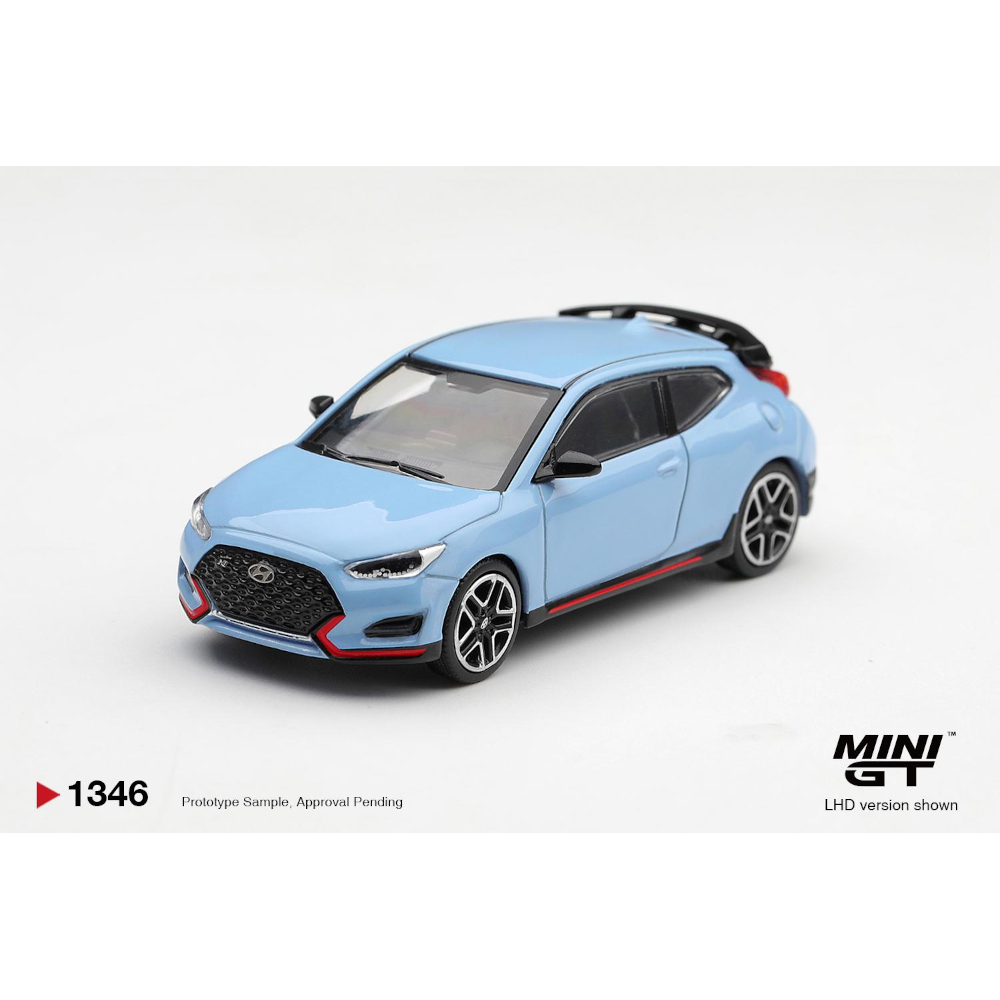 Mini GT Hyundai Veloster N Performance Blue — imagem principal
