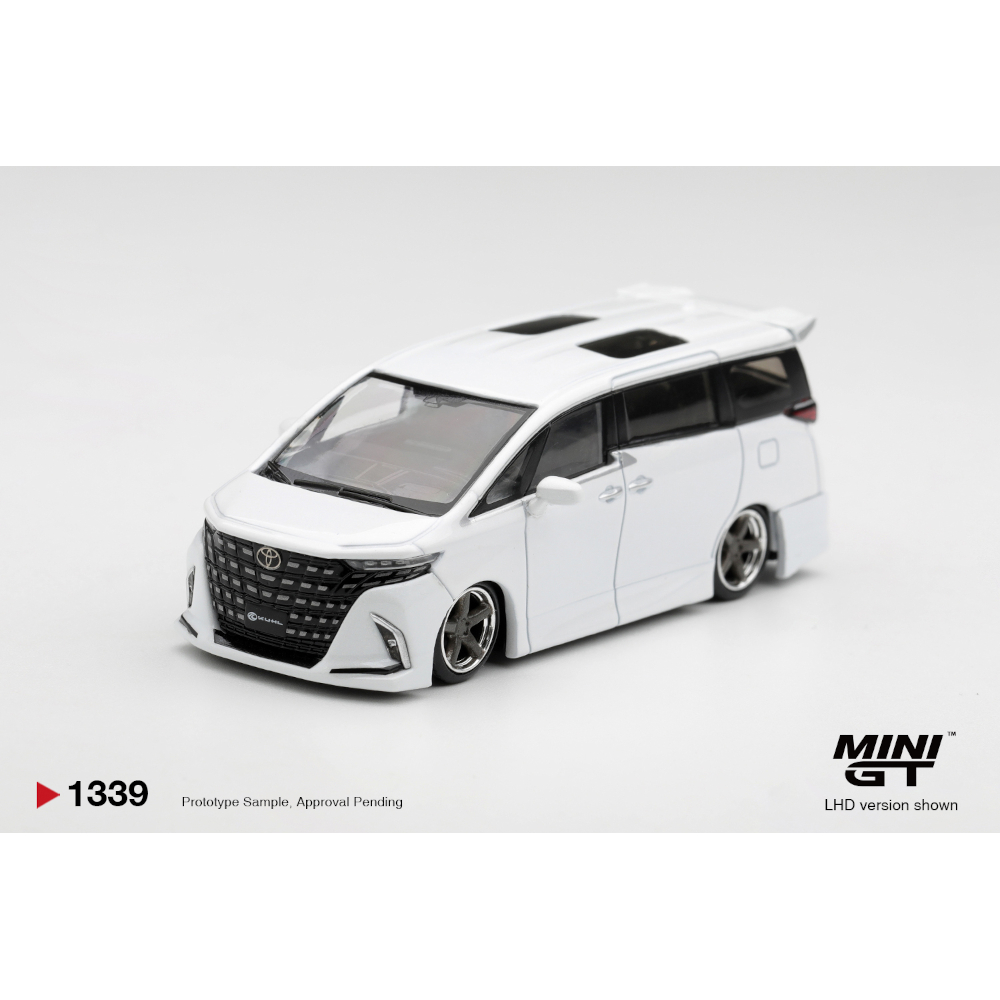 Mini GT Toyota Alphard 40 KUHL White — imagem principal