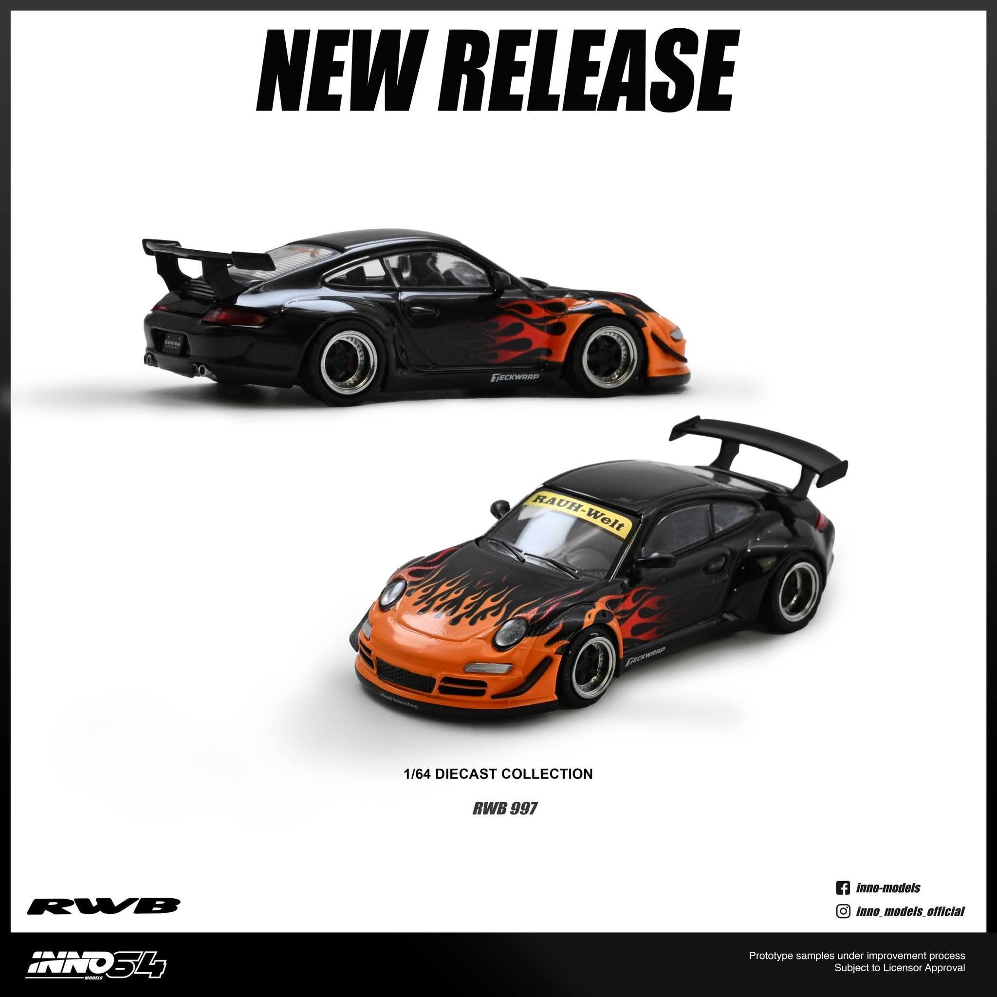 INNO64 RWB 997 Orange Burning Flame — imagem principal