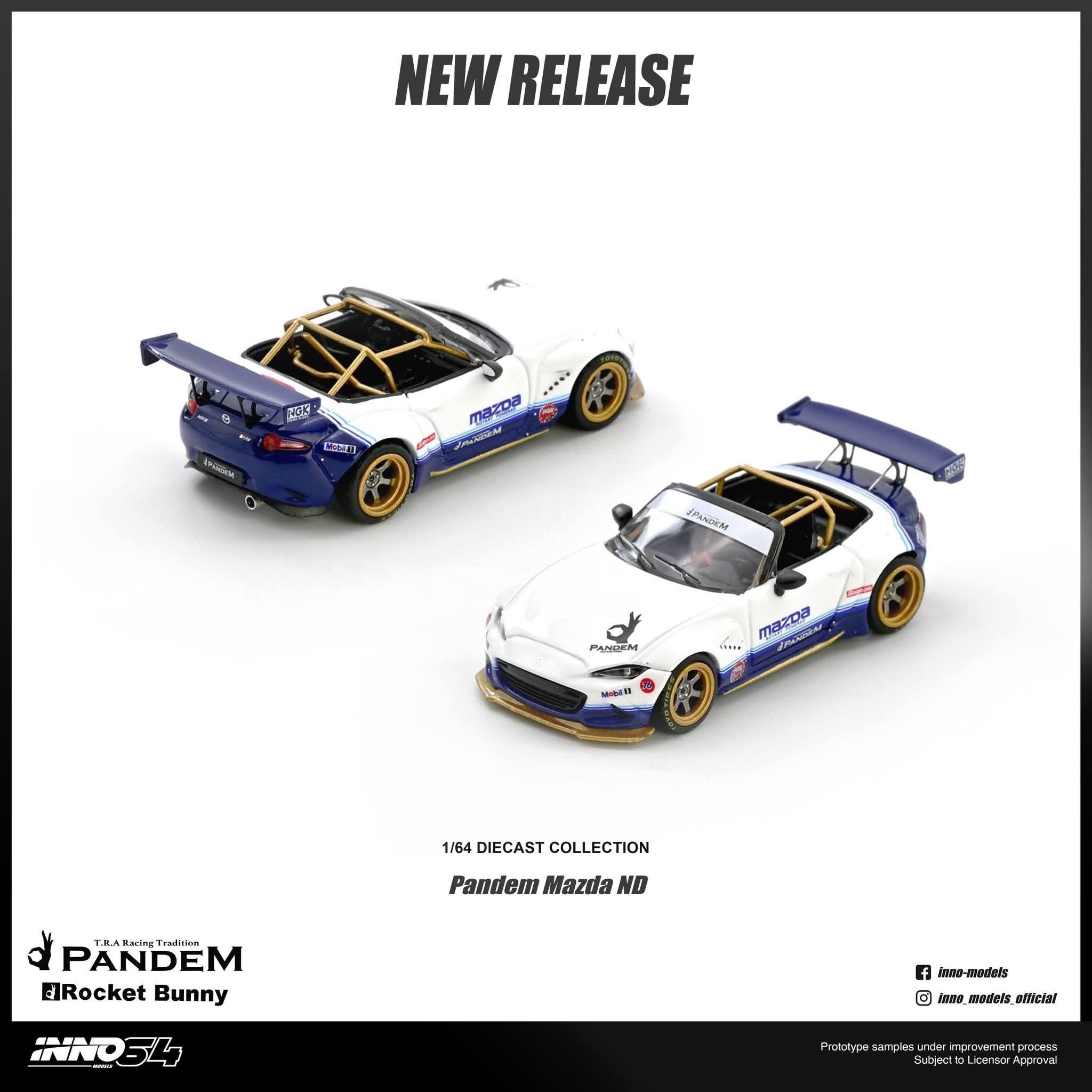 INNO64 Mazda MX-5 (ND) Miata "PANDEM ROCKET BUNNY" V1.0 — imagem principal