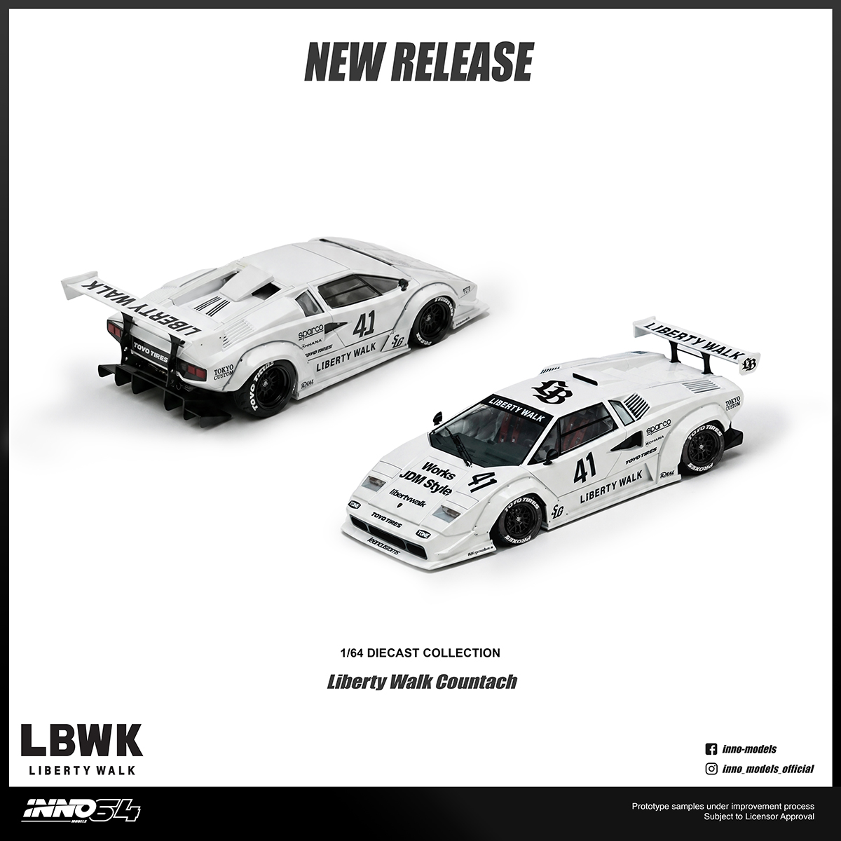 INNO64 LIBERTY WALK COUNTACH — imagem principal
