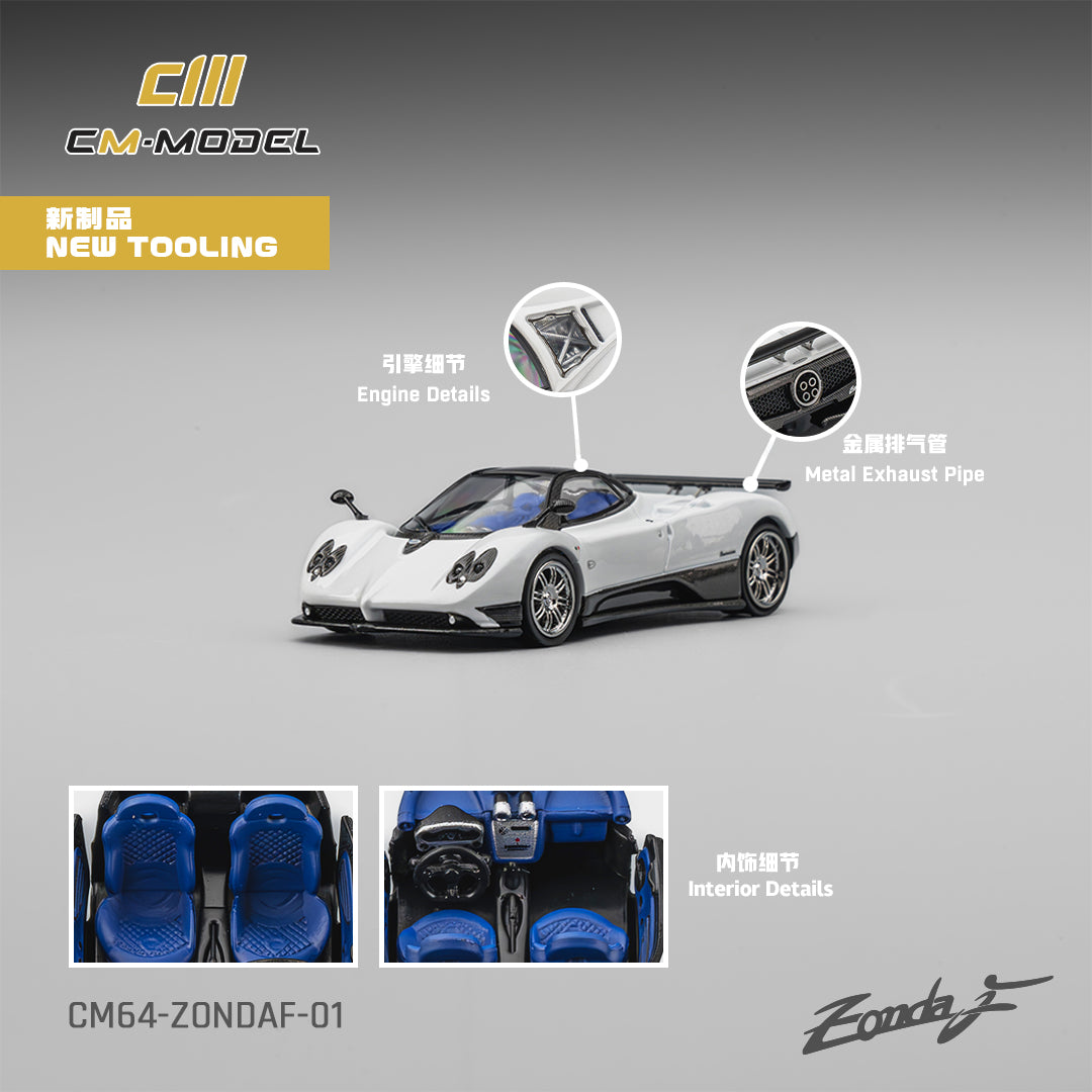 CM Model Pagani Zonda F - Branco — imagem principal