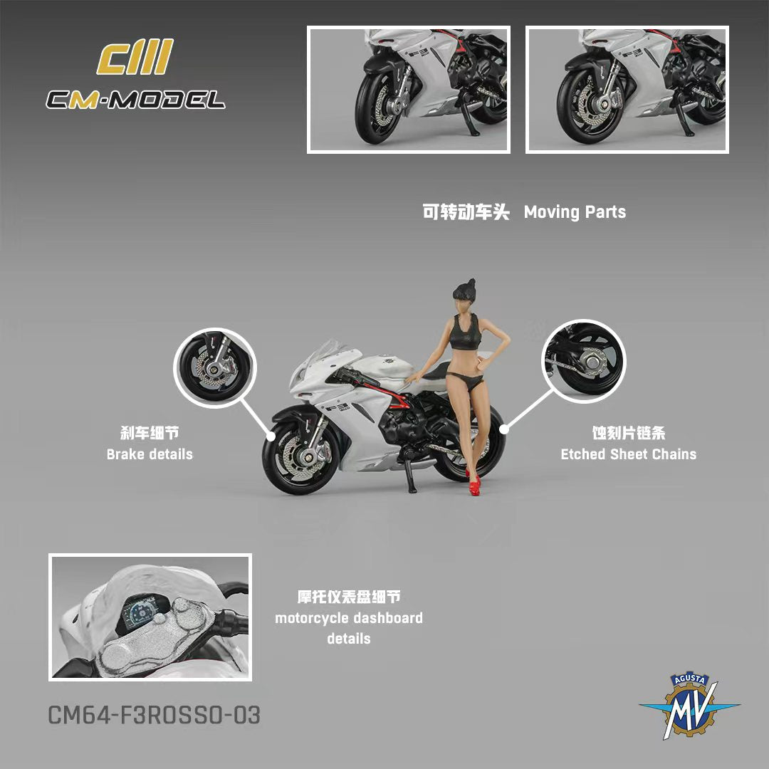 CM Model MV Agusta F3 - Branco — imagem principal