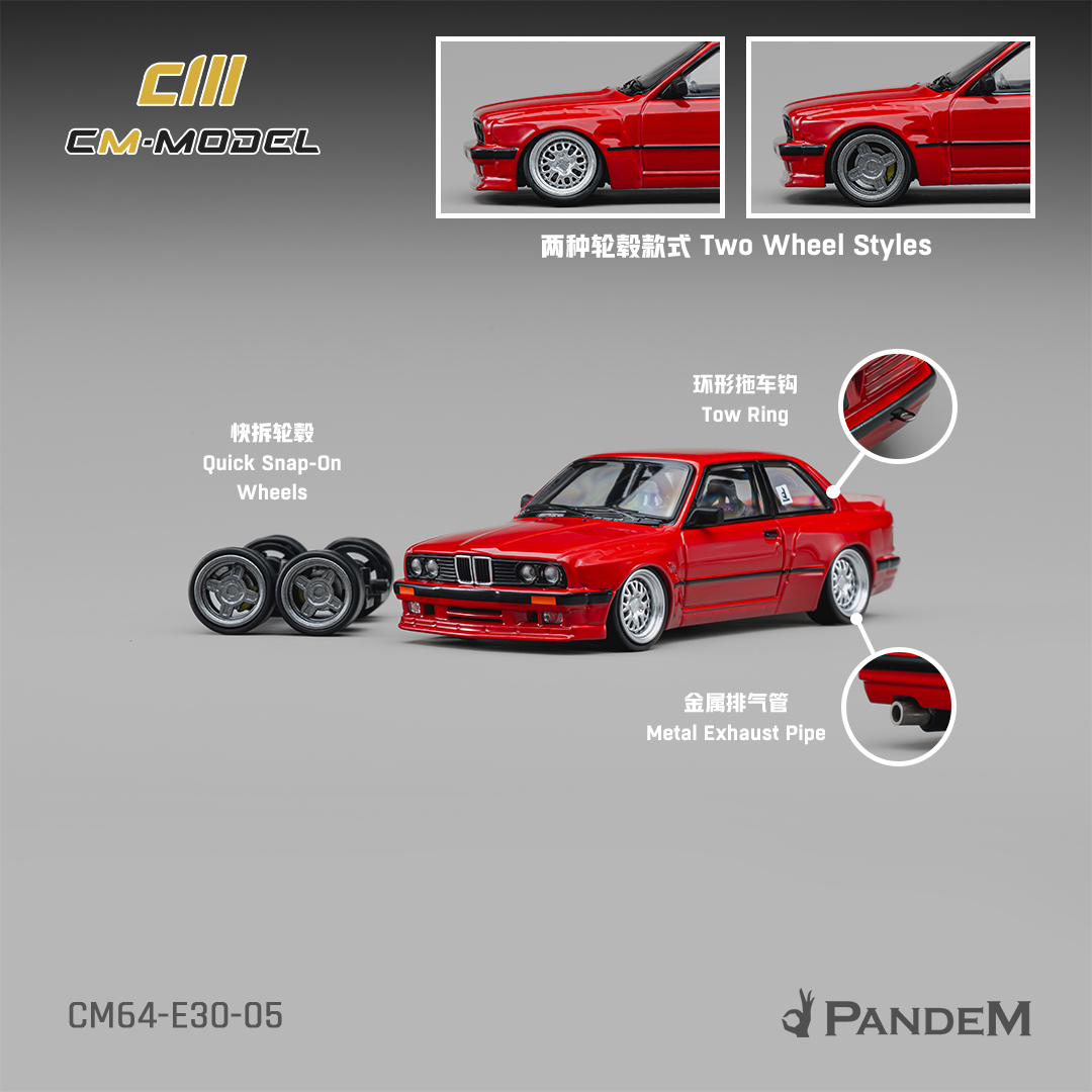 CM Model Pandem M3 E30 - Vermelho — imagem principal