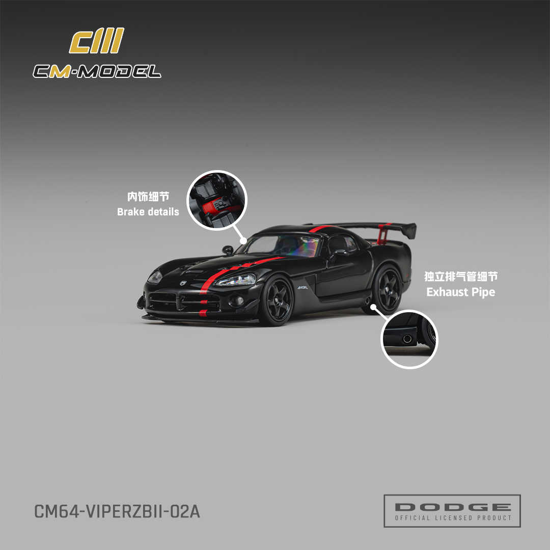 CM Model Dodge Viper ACR(ZBII) - Preto — imagem principal