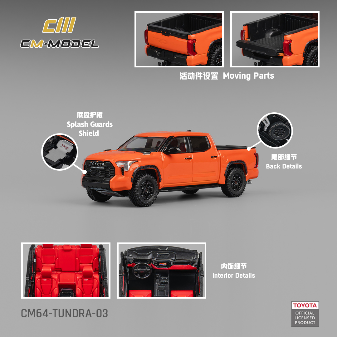 CM Model Toyota Tundra TRD - Laranja — imagem principal