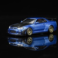 Motorhelix Nissan Skyline GT-R (R34) Customized Azul — imagem principal