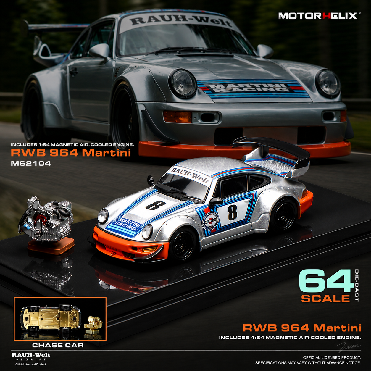 Motorhelix RWB 964 Martini — imagem principal