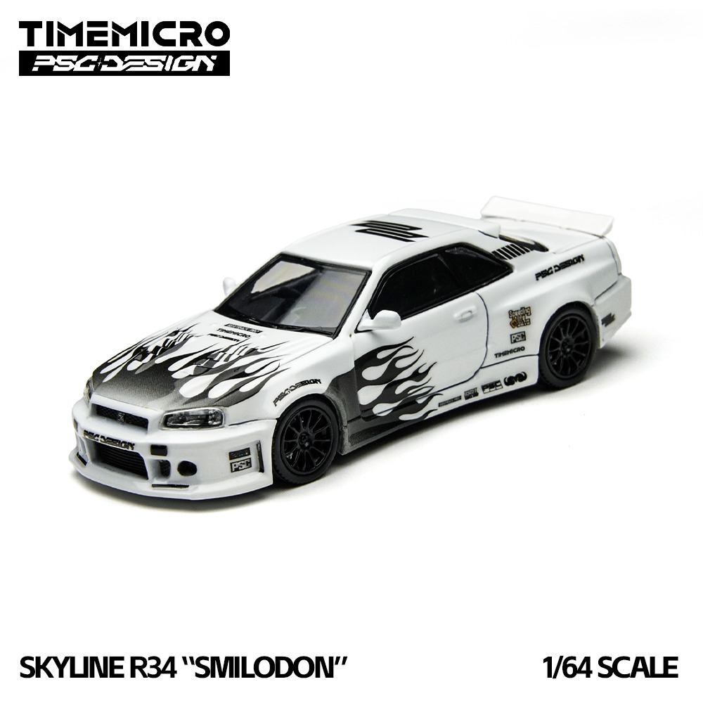 TimeMicro R34 SMILODON Black & White PSC Design — imagem principal