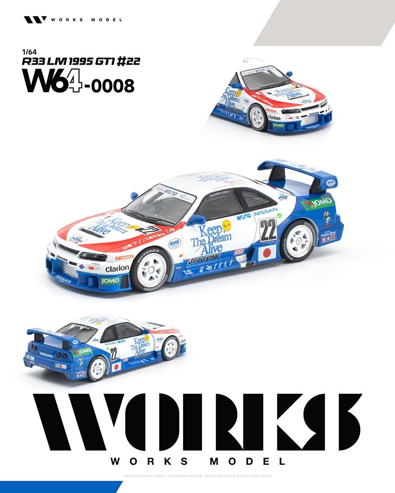 Works Model R33 LM 1995 GT1 #22 — imagem principal