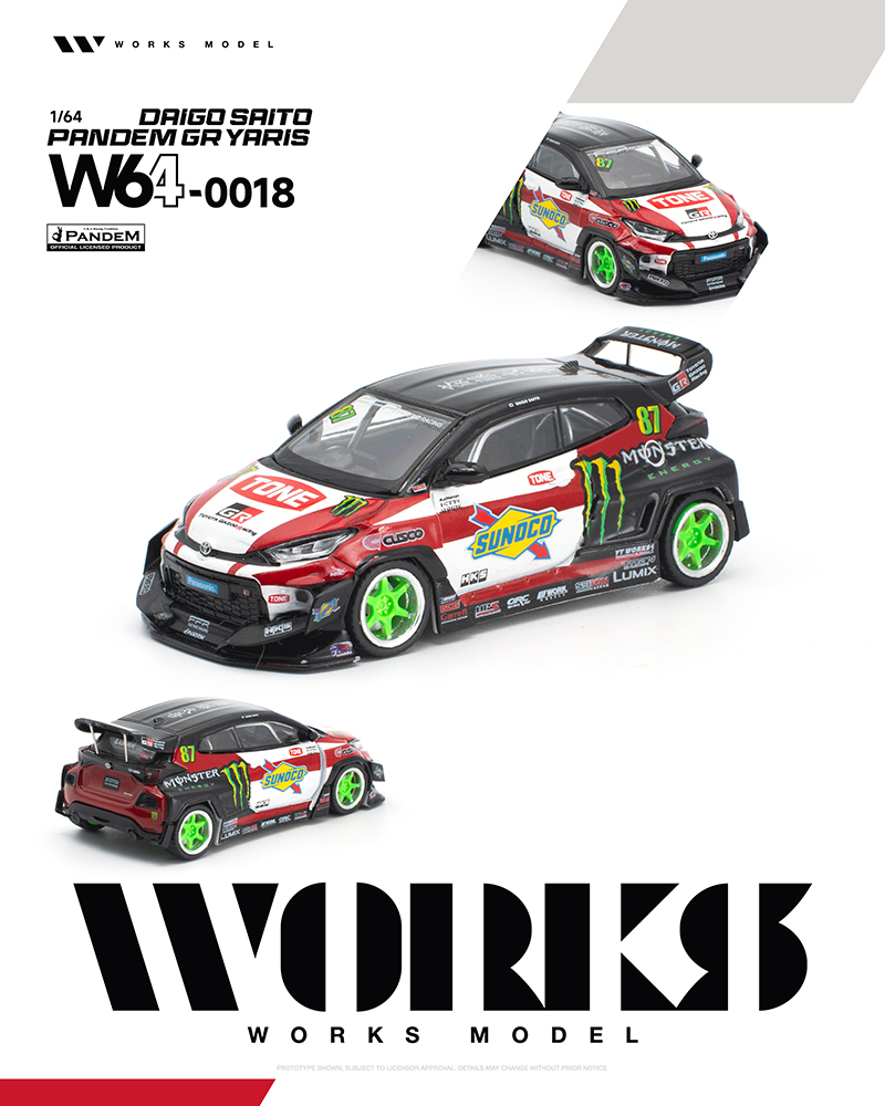 Works Model PANDEM GR YARIS DAIGO SAITO — imagem principal