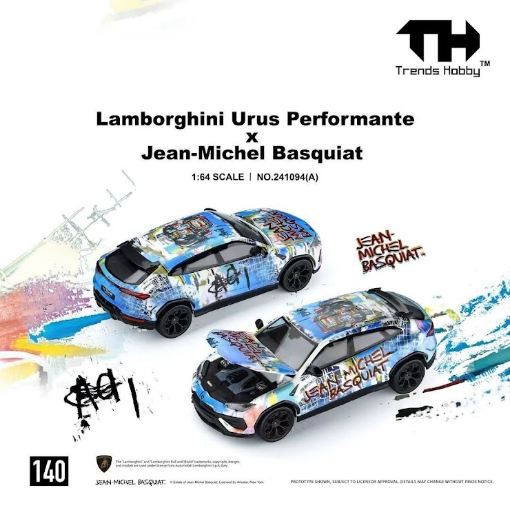 Trends Hobby Lamborghini Urus Performante x Jean Michel Basquiat White — imagem principal