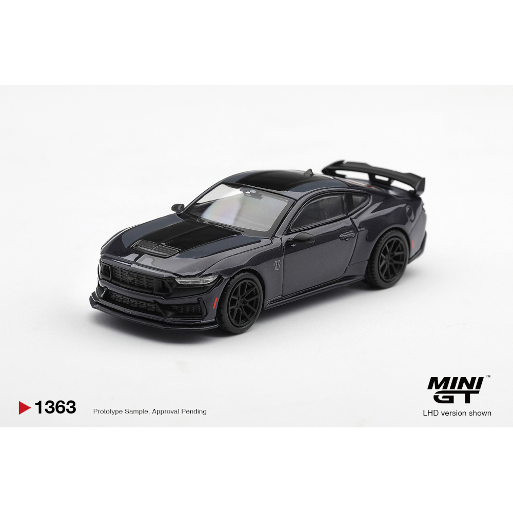 Mini GT Ford Mustang Dark Horse Blue Ember — imagem principal