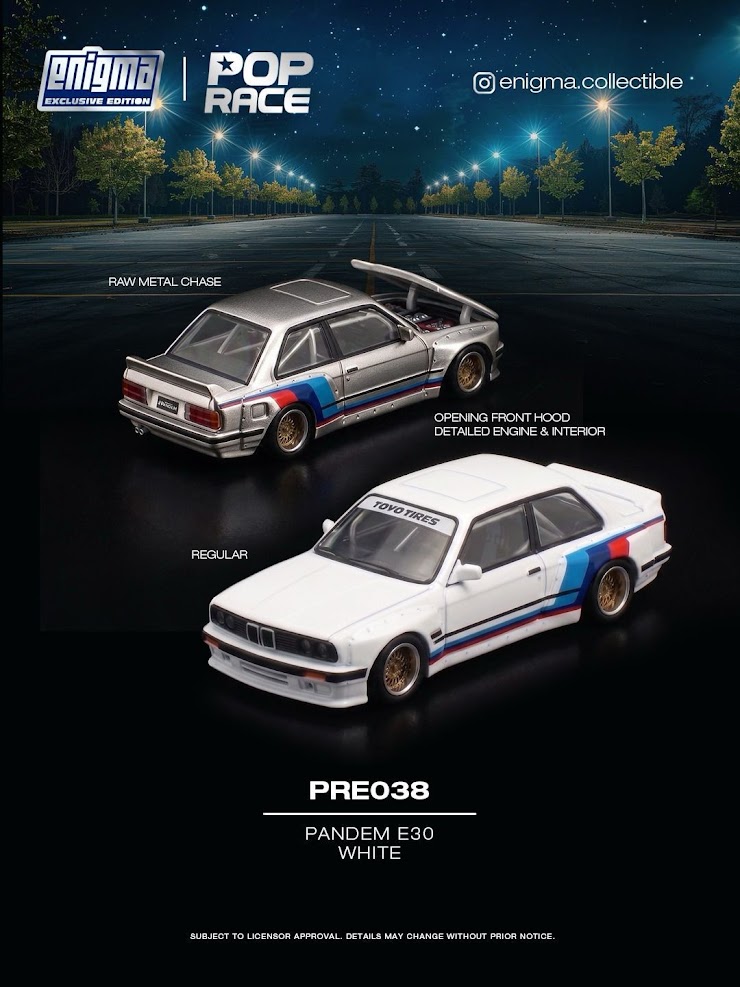 Pop Race PANDEM E30 WHITE — imagem principal