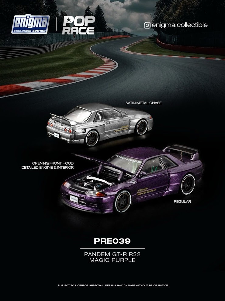 Pop Race PANDEM GT-R R32 MAGIC PURPLE — imagem principal