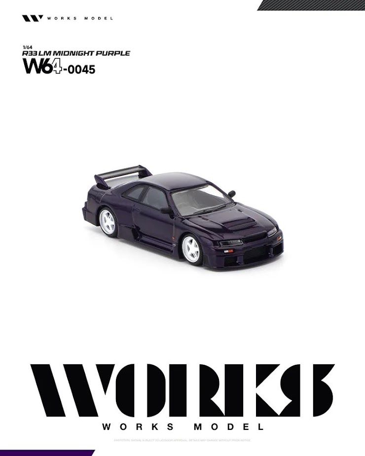 Works Model R33 LM Midnight Purple — imagem principal