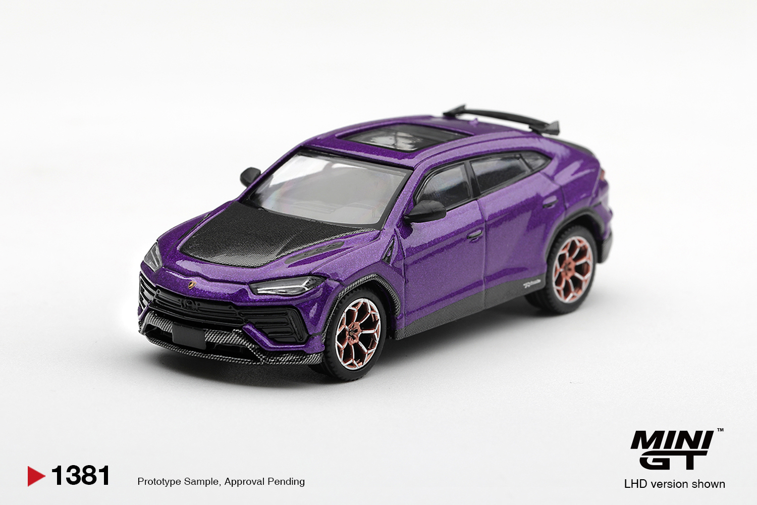 Mini GT Lamborghini Urus Performante Viola Pasifae — imagem principal