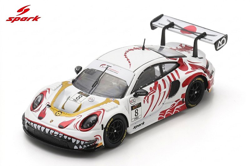 Miniatura Spark Porsche 911 GT3 R No.8 AO Racing Winner Suzuka 1000km 2026, código 64SP089