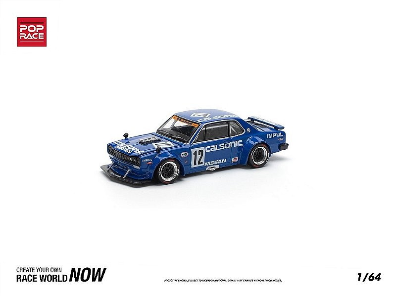 Pop Race Nissan Skyline GT-R V8 Drift (Hakosuka) Calsonic — imagem principal