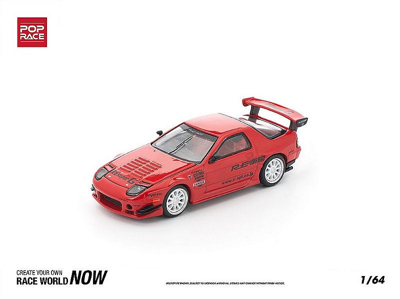 Pop Race Mazda RX7 FC3S Re-Amemiya Vermelho — imagem principal