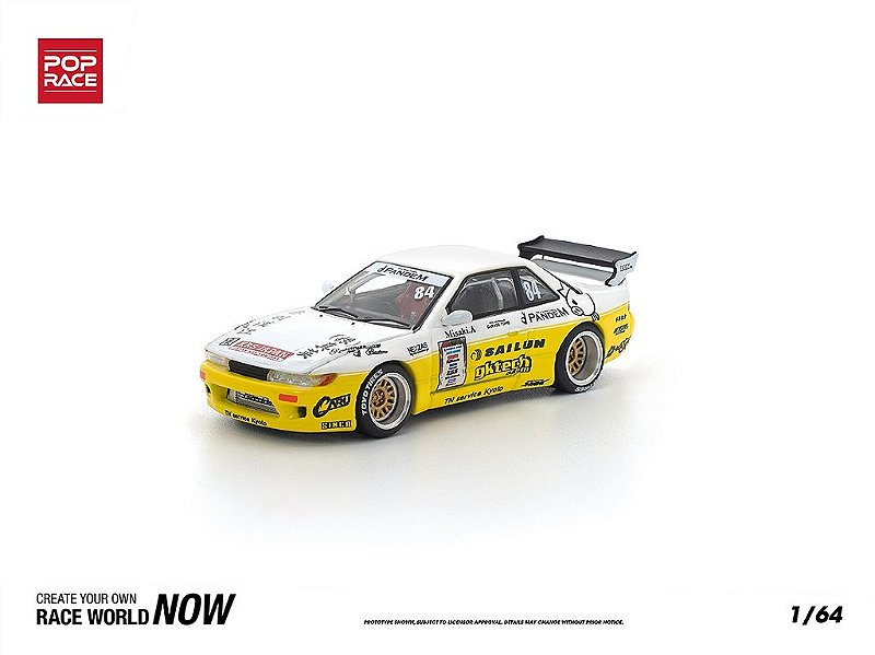 Pop Race Nissan Silvia S13 Pandem Body Kit 2020 D1 LIGHTS — imagem principal